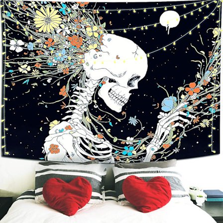 Kallotapetti Seinälle Ripustettava Seinävaate Makuuhuoneeseen Värikäs Zen-hana