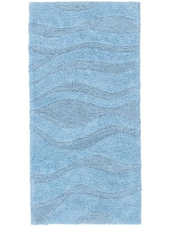 Breeze Badrumsmatta 50X100 Ljusblå Bomull Tvättbar