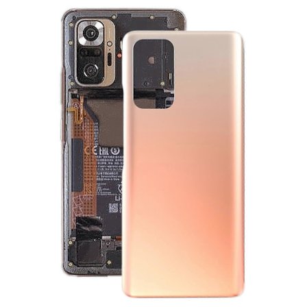 Glas Batteri Bakstycke För Xiaomi Redmi Note 10 Pro / Redmi Note 10 Pro Max / Redmi Note 10 Pro