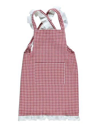 Apron Kid Home Meal Time Baking & Cooking Aprons Red Noble House