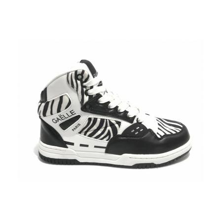 Gaëlle Paris High Vintage Ds21Ge10 Sneaker Schoenen , Zwart , Dames , Maat: 37 EU