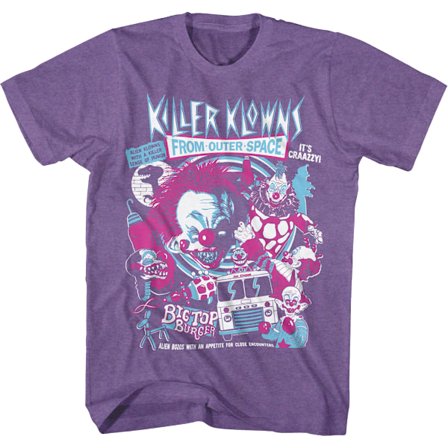 Hullu Collage Killer Klowns From Outer Space -paita