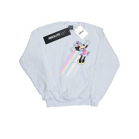Disney Womens/Ladies Minnie Mouse Whoosh Sweatshirt XXL Vit
