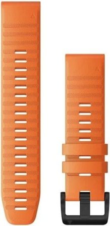 Garmin Fenix 6 QuickFit 22mm Watch Band Ember Orange Silicone