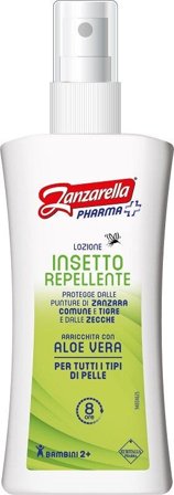 Zanzarella Insetto Repellente Aloe Vera 100ml