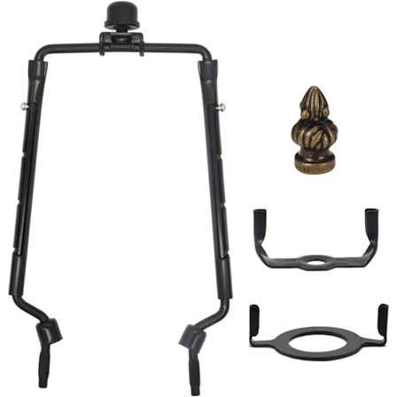 Lampe skjerm harp brakett, justerbar lampe skjerm sett, monteringsstativ