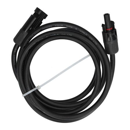 Solpanel förlängningskabel 600V TUV UL Wire 6mm² x 2m med KLB