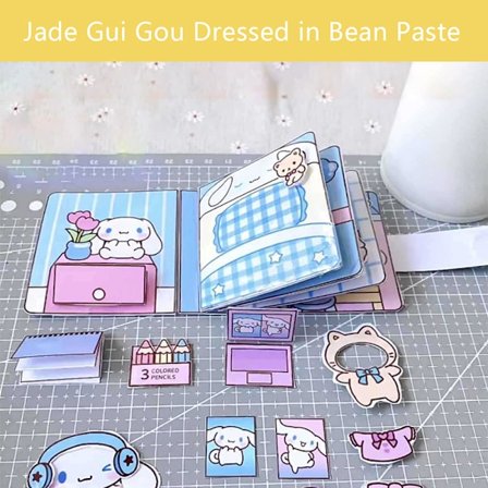 DIY Quiet Book Doudou Book Barn Jenter Pedagogisk Håndlaget