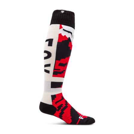 Calze FOX 180 Kairos Bianco/rosso fluorescente M