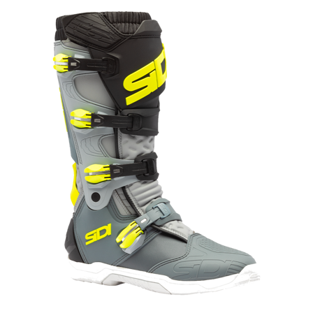 Crossstiefel Sidi X Power Grau/Fluo Gelb 45
