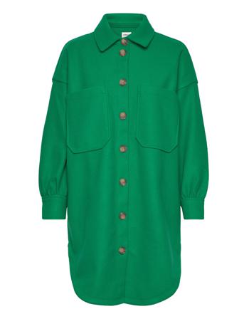 Onltrillion L/S Ovrs Shacket Pnt Green ONLY