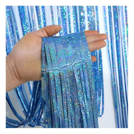 Mode lysande fransar folie Gardiner glitter Bakgrund Gardiner Dekor för bröllop jul