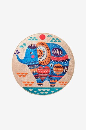 Conceptum Hypnose - Teppe (140 cm) - Flerfarget - Barnetepper - 140 - Fra Homeroom