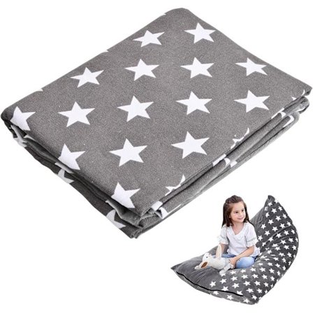 Stjärnformad plyschdjurförvaringsbänk med dragkedja