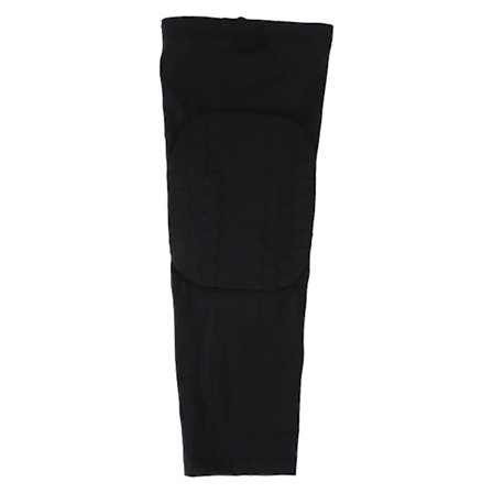 Sport Knæbeskytter Sort Blød Fleksibel Polyester Ergonomisk Bærbar Beskyttende Kompressionsknæpude til Mænd Kvinder M