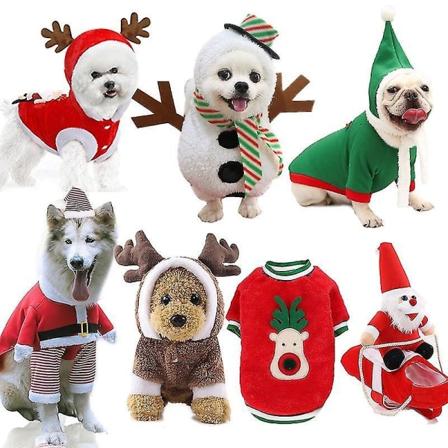 Tecknad Hundkläder Halloween Kostymer Hundar Katt Huvtröjor Chihuahua Vinter Hundrock Husdjurskläder Liten as picture2