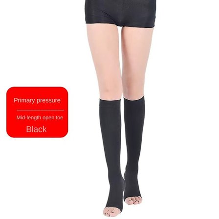 Åreknuter Sokker kompresjonssokker SVART L