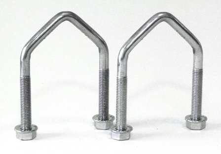 Televes 204750 Mastbygel med vingmuttrar, 2-pack 90 mm, Antennmateriel