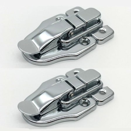 2 sæt vintage smykker træ æske hasper skuffe låse