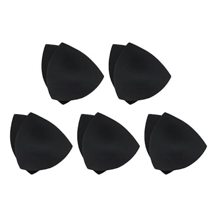 5 par Dam BH Inlägg Pads Bekväma Push up för Bikini Yoga BH XS Svart