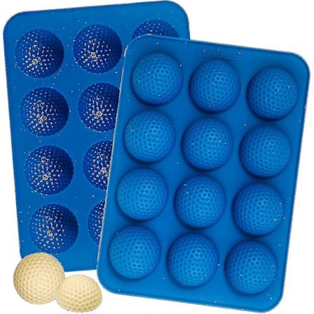 Golfbold Chokoladeform Silikone - Cake Pop Forme Med 12 Huller Zx [DB]