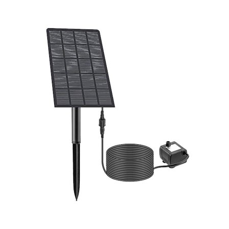 180L/H Solcellefontæne Pumpe Vandpumpe til Fuglebad Have Baghave Pool Solcelledrevet Vand (FMY)