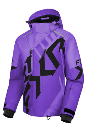 Kurtka Zimowa Damska FXR Cold Cross CX 26 Ametyst/Czarny 4