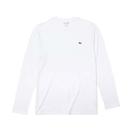 Lacoste, T-Shirts Wit, Heren, Maat:M