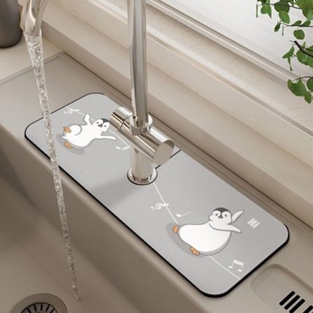 Kran-tømmematte Sklisikker absorberende pute D D