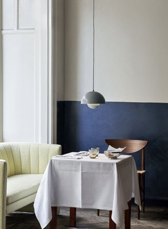 Flowerpot VP1 taklampe Ø23 - stone blue