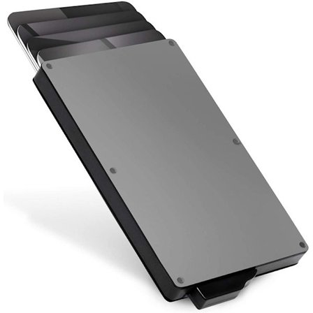 Herr Card Holder Card Holder Herr Metall Business Card Holder Aluminiumlegering Card Holder Flerkortsposition Automatisk Card Holder Ultratunn Metall 