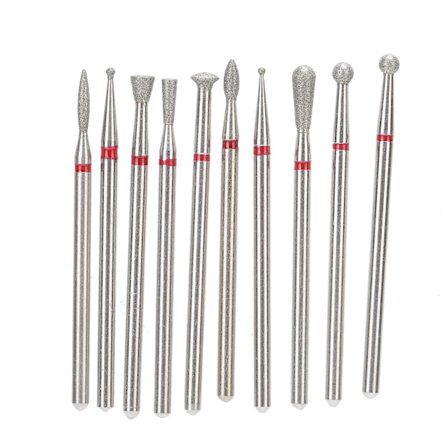 10 stk. negleboremaskine bits multi form slibning polering værktøjer
