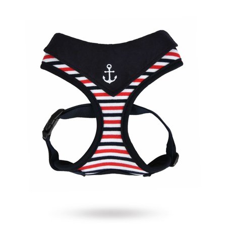 Puppia - Seaman - Hundesele Navy - Klassiske hundeseler, step-in, jacket seler, trekkseler, vinterseler & Y-seler på Doggie.no