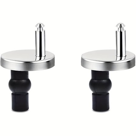 2 st Universal Toalettsits Bultar och Skruvar Ersättning Snabbkoppling Sits Gångjärn Fästdelar, Lämplig för 14mm-16mm H [DB]