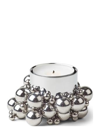Molekyl Tealight 1 Home Decoration Candlesticks & Tealight Holders Tealight Holders Sølv Gejst
