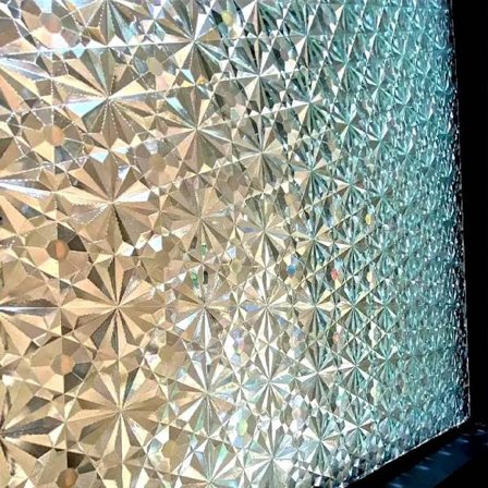 3D-ikkunakalvo-tarra - koristeellinen ikkunakalvo - retro-vintage-kuvio