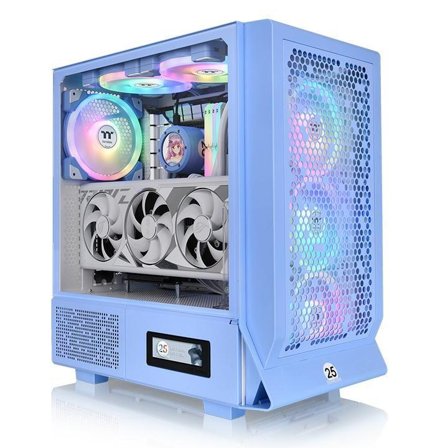 Thermaltake Ceres 330 Tg Midi Tower Blue