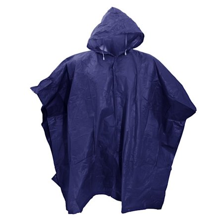 Splashmacs Unisex Lätt Regn Poncho ONE Marinblå