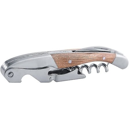 Ruostumattomasta Teräksestä Valmistettu Korkkiruuvi Ja Folionleikkuri Monitoiminen Korkkiruuvi Sommelierille, Baarimikolle, Kotiin Ja Ravintolaan