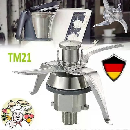 Vorwerk Thermomix TM21 Kjøkkenmaskin Reservedel Kniv Miksekniv Rustfritt stål