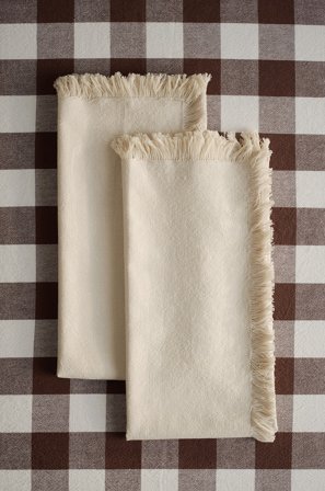 Jotex - Kjøkkenhåndkle 2-pakke Beige farge - SCARLETT - Kjøp Kjøkkenhåndklær hos Jotex