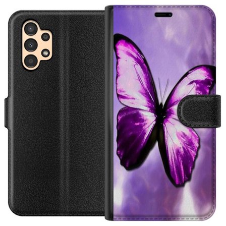 Yhteensopiva Lompakkokotelo Samsung Samsung Galaxy A13 Perhonen