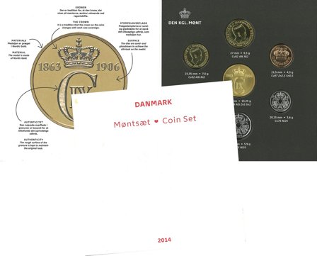 Danmark 2014 - Møntsæt - 2. sortering