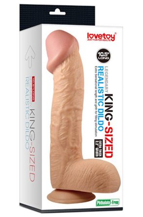 Kjøp Lovetoy Legendary King-Sized Realistic Dildo 27cm - Dildo | God pris