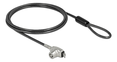 NAVILOCK Laptop Security Cable with Key Lock for Nano slot