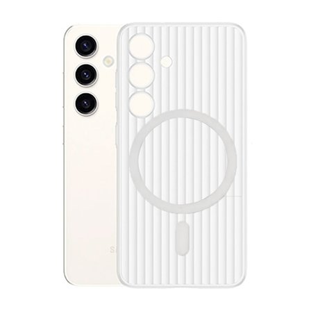 Samsung Galaxy S24 Plus Mobilskal Korrugerad - Transparent