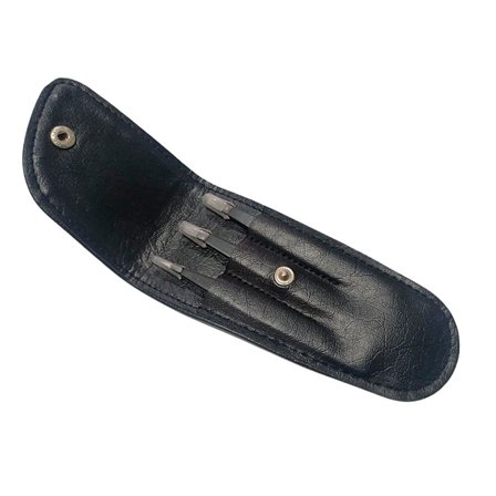 Njord Eyebrow Tweezer Sæt Sort, Makeup, Makeup, Tilbehør