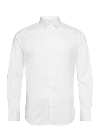 Slhslimtravel Shirt B Noos White Selected