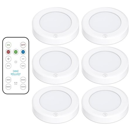 Brilliant Evolution LED-valonheittimet kaukosäätimellä 6-packin kanssa