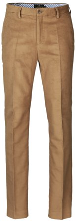 Laksen Belgravia Moleskin Trousers Camel